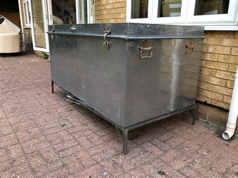 extra large metal storage box|120 litre storage container.